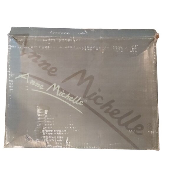 Anne Michelle Brown Slip On Faux Fur Lace Up Pointed Ankle Boots - Size 8.5 - Picture 9 of 10